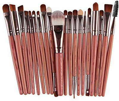 

Hubee Makeup Brush Pro Cosmetic Portable 3kinds Of Wood Eyelash Brush(Pack of 20)