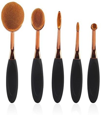 

Hubee Eyebrow Lip Powder Foundation Oval Makeup Brushes Set Toothbrush Brush Set(Pack of 5)