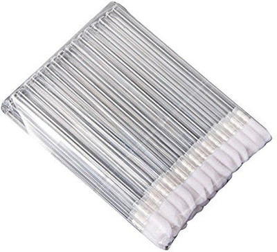 

Polytree Disposable Cosmetic Lip Brush Lipstick Gloss Applicator (white)(Pack of 50)