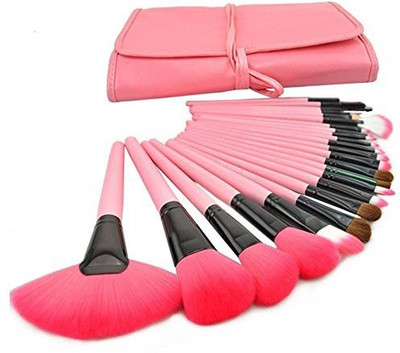 

Drq Professional Cosmetic Brush Set Kit_pink(Pack of 24)