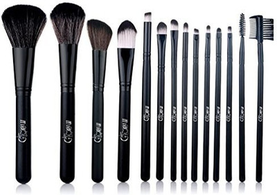 

Glow 14 Make Up Brushes Set; Black(Pack of 14)