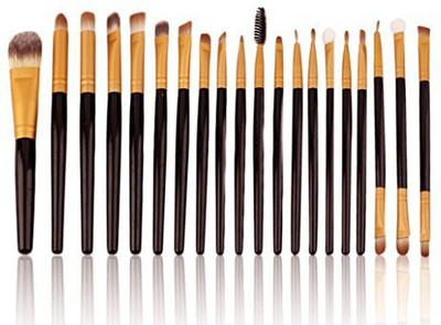 

Varichlotus Makeup Brush Set Professional Foundation Eyeshadow Eyeliner Lip Kit Beauty Tools Brochas Maquillaje(Pack of 20)