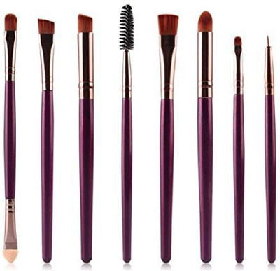 

Vovotrade Makeup Brushes, Cosmetic Eyeshadow Brushes (purple)(Pack of 8)