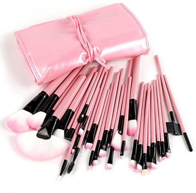 

Rosabeauty 32 Professional Make Up Brushes Set Makeup Kit For Eye Shadow, Blush, Concealer With Case (pink)(Pack of 32)