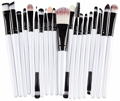 

Neartime Makeup Brush, Make Up Brush Set Tools Make-up Toiletry Kit Wool Beauty(Pack of 20)