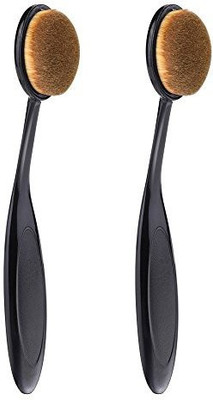 

Evermarket Pro Cosmetic Makeup Face Powder Blusher Toothbrush Curve Foundation(Pack of 2)
