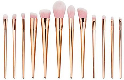 

Hommii Makeup Brushes Foundation Eyeshadow Blush Concealer Powder Brushes Kit(Pack of 12)