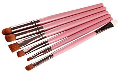 

Datework Cosmetic Lip Eyeshadow Makeup Brush (pink)(Pack of 6)