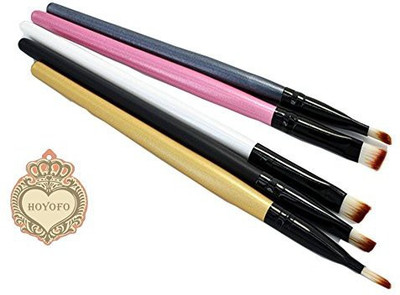 

Hoyofo Angled Makeup Brush Set Lip Brow Eyeliner Eyeshadow Brushpack 4(Pack of 4)