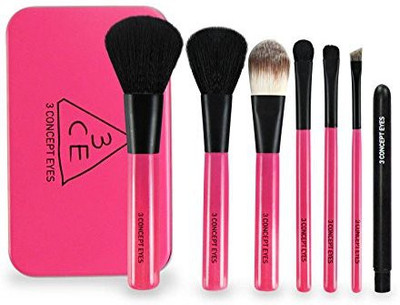 

Frola Cosmetics 3 Concept Eyes Mini Brush Kit (pink)(Pack of 7)