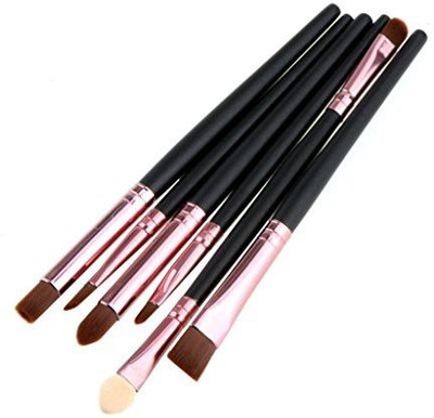 

Voberry ® Pro Makeup Set Eyeshadow Eyeliner Lip Cosmetic Brushes (rose Gold)(Pack of 6)