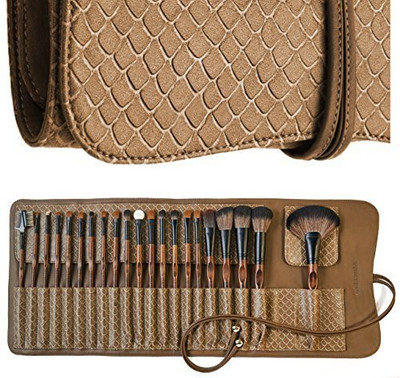 

La Ferra Professional With Beauty Blender Cleaning Mat And Soft Leather Case(Pack of 21)