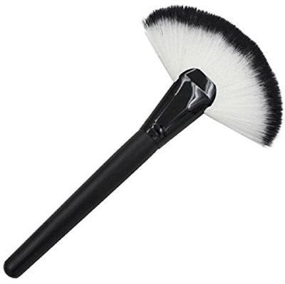 

Tonsee Makeup Brush, Large Fan Makeup Blush Face Powder Foundation Cosmetic Brush - Black(Pack of 1)