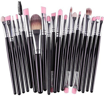 

Smtsmt Makeup Brush Set Tools Make-up Toiletry Kit (black)(Pack of 20)