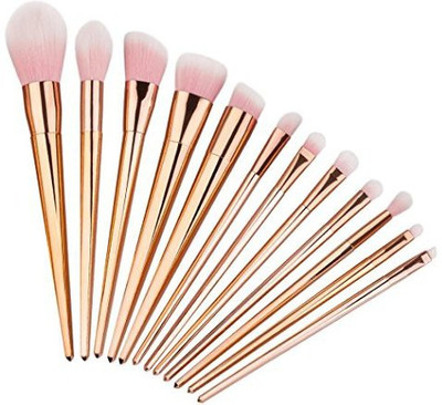 

Deesee(tm) Makeup Brush Make Up Foundation Eyebrow Eyeliner Blush Cosmetic Concealer Brushes (rose Gold)(Pack of 12)
