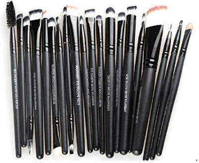 

Toraway Pro /set Powder Foundation Eyeshadow Eyeliner Lip Brushes Makeup Brush Kit(Pack of 20)