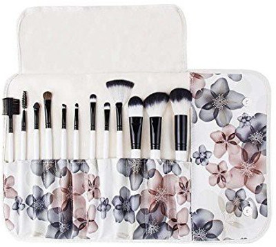 

Amarkup Makeup Cosmetics Brushes Kits With Flower Pattern Case(Pack of 12)