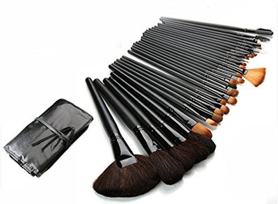 

Sarasweet Beauty Studio Rod Makeup Brush Cosmetic Set Kit Case With Leather Pouch(Pack of 32)
