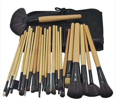 

Lanova Beauty Professional Wooden Handle Makeup Brush Tool Make Up Case (wood)(Pack of 24)