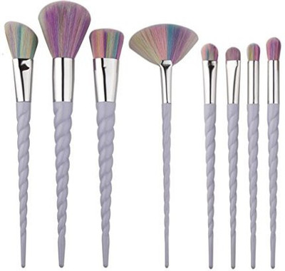 

Tonsee Makeup Foundation Eyebrow Eyeliner Blush Cosmetic Concealer Brushes, White(Pack of 8)