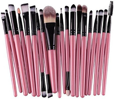 

Tonsee Tools Make-up Toiletry Wool Make Up Brush Set(black)(Pack of 20)