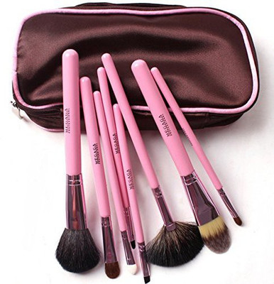 

Mwgears Goat/pony Hair Professional Cosmetic Makeup Brushes Kit(Pack of 9)
