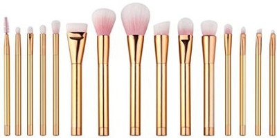 

Hatop Makeup Brushes, Cosmetic Makeup Brush Makeup Brush Eyeshadow Brush (b)(Pack of 15)