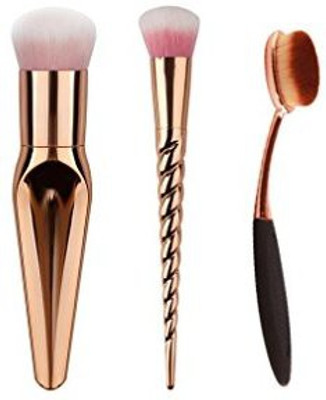 

Hatop Makeup Brush, Make Up Foundation Eyebrow Eyeliner Blush Cosmetic Concealer Brush(Pack of 3)
