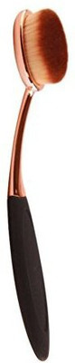 

Ubeauty Brush Eyeliner Lip Oval Brush+Puff (golden)(Pack of 1)