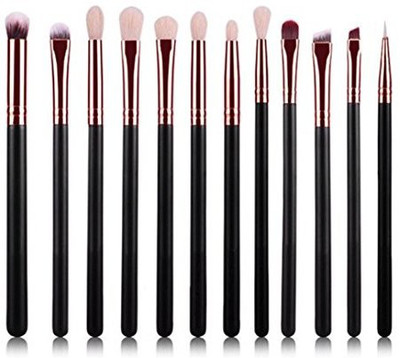 

Mostsola Pro Makeup Cosmetic Set Eyeshadow Foundation Brush Blusher Tools Kit(Pack of 12)