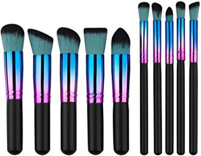 

Toraway Pro Cosmetic Makeup Brush Brushes Set Foundation Powder Eyeshadow(Pack of 10)