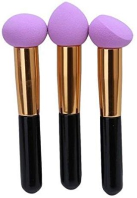 

Hengsong Makeup Foundation Sponge Blender Blending Puff Flawless Powder Brush (purple)(Pack of 3)