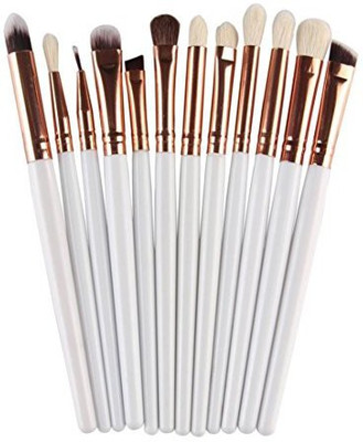 

Overmal Makeup Cosmetic Brush Makeup Brush Sets Kits Tools (white)(Pack of 12)