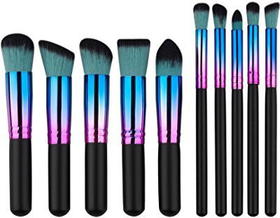 

Smtsmt Cosmetic Makeup Brush Brushes Set -black(Pack of 10)