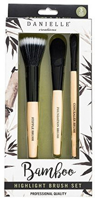 

Danielle Tutorial Bamboo Makeup Brush Set, Highlighter(Pack of 3)