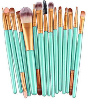 

Usstore 1set Makeup Brush Kabuki Face Powder Foundation Cosmetic Make-up Tool ( B)(Pack of 15)
