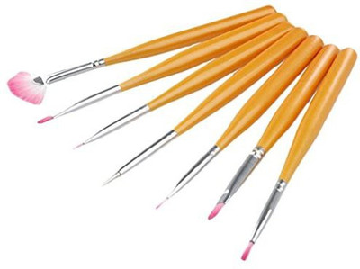 

Toraway Nail Painting Dotting Pens Brushes Makeup Tools(Pack of 7)