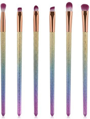 

Tonsee Makeup Brush Sets, Colorful Cosmetic Eyebrow Eyeshadow Brush(Pack of 6)