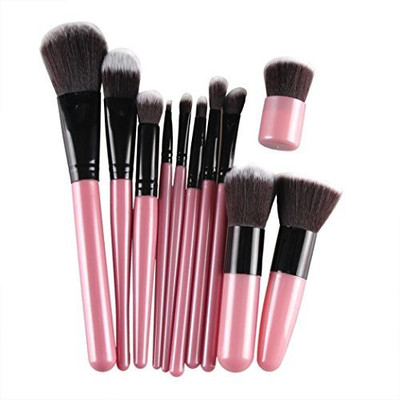 

Creazy ® Cosmetic Brush Makeup Brush Sets Kits Tools (pink)(Pack of 11)