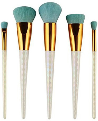 

Usstore Art Makeup Brush Powder Brush Make Up Foundation Eyebrow Eyeliner Cosmetic Multicolor Brushes ( A)(Pack of 5)