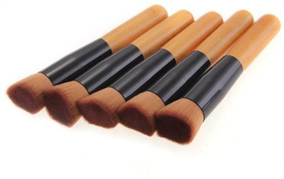

Toogoo(r) Flat Brush Top Buffer Foundation Powder Cosmetic Salon Makeup Basic Nylon(Pack of 5)