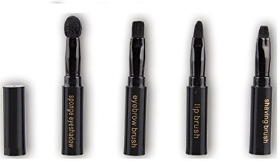 

Youngman 4 In 1 Travel Multifunction Makeup Brush 1pc Portable Cosmatic Slanted Eyebrow Brushes(Pack of 4)