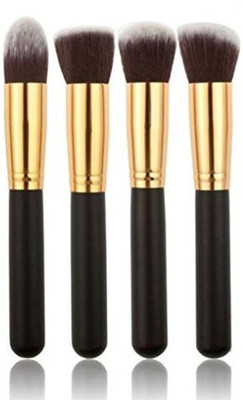 

Toraway Synthetic Kabuki Flat Foundation Single Cosmetic Makeup Brushes Kit(Pack of 4)