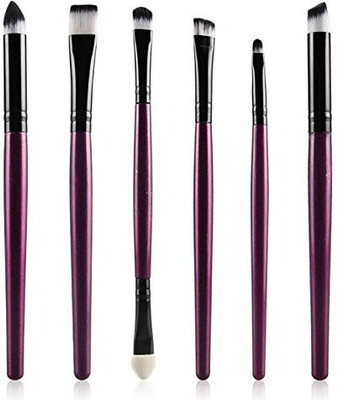 

Bestpriceam Makeup Brush Set, Powder Foundation Eyeshadow Eyeliner Lip Brush Tool (purple)(Pack of 6)