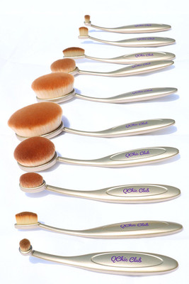 

Qchic Club Oval Brush Set Of(Pack of 10)