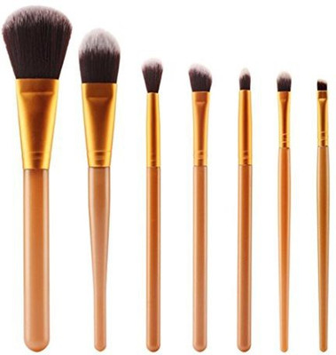 

Hatop Makeup Brushes, Cosmetic Brush Makeup Brush Sets Kits Tools (gold)(Pack of 7)