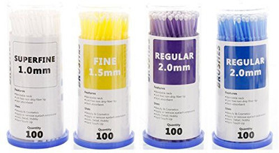 

Tcp Global 400 Eyelash Extension Micro Brushes - Disposable(Pack of 400)