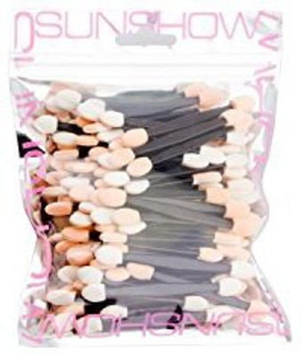 

Baby Beauty Disposable Dual Sided Oval Sponge Tipped Mutli Purpose Makeup Brush Applicator Tool(Pack of 100)
