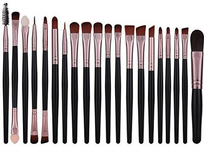 

Bs-mall Makeup Eye Brush Set Eyeshadow Brushes Makeup Brush Set (rose Golden)(Pack of 20)