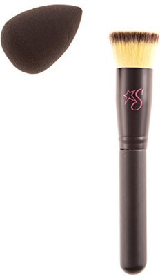 

Stashia Kabuki Brush Set Pro Series Round Flat Top Cruelty Free With Blending Sponge(Pack of 1)